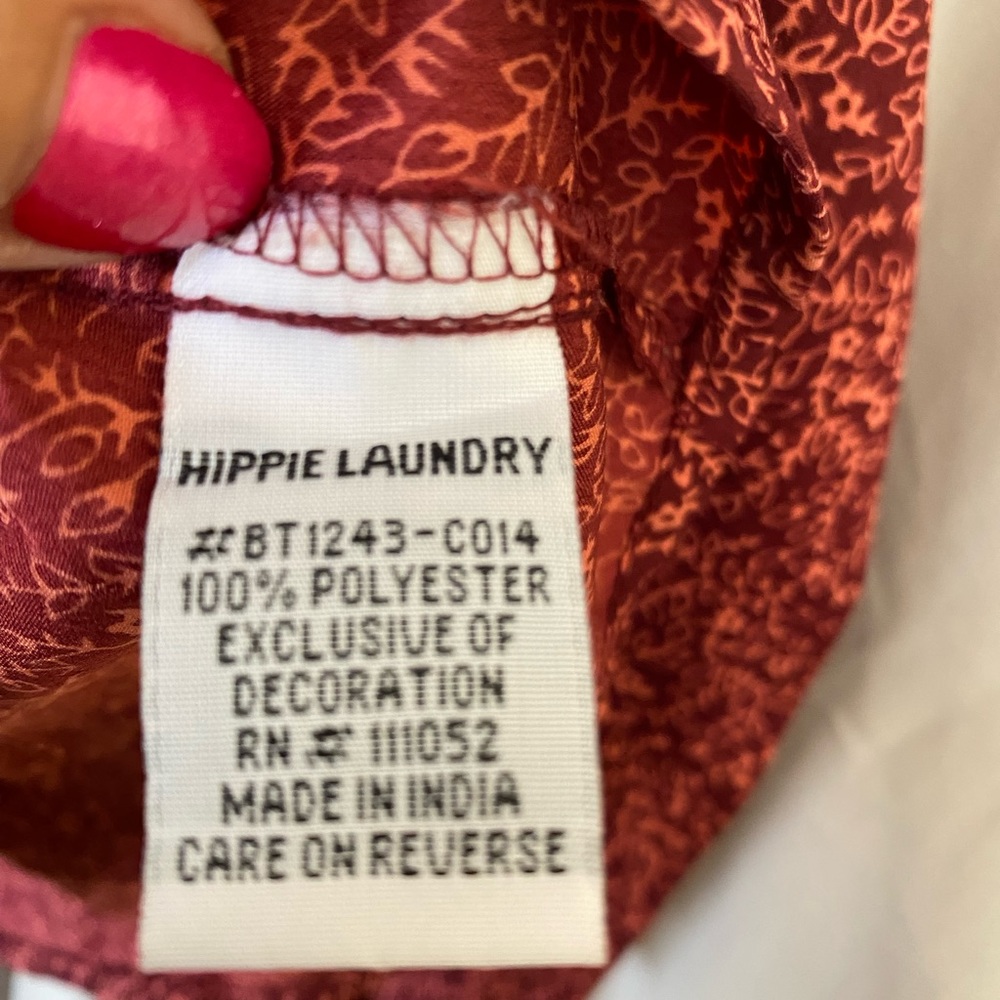 Hippie Laundry Boho top SZ M - Picture 7 of 9